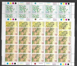 Falkland Is. 1L53-8, 59-61,66-71 MNH sets, vf see desc. 2020 CV $110.80