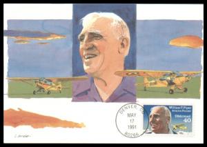 #C129 William Piper Maxi FDC