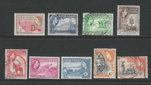 Gold Coast 148-156 Short set  Mint/Used  SCV:$6.15