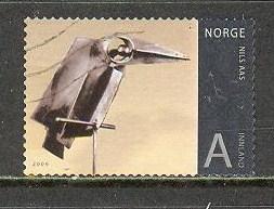 NORWAY Sc# 1594 USED FVF Crow by Nils Aas