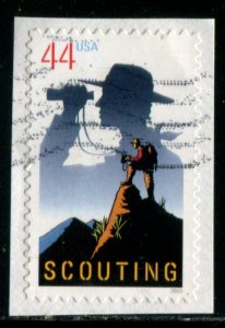 4472 US 44c Scouting SA, used on paper