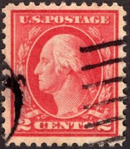 1917, US 2c, Washington, Used, VF/XF, Sc 499