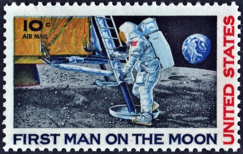 SC#C76 10¢ Moon Landing Issue Single (1969) MNH