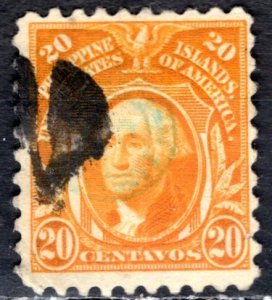 Philippines; 1914: Sc. # 282: Used Perf. 10 Single Stamp