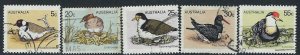 Australia 682-86 Used 1978 Birds (ak2930)