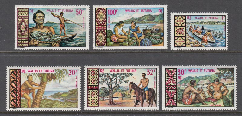 Wallis and Futuna Islands 171,C31-C35 MNH VF