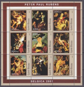 2001 Guinea-Bissau 1660-1668KL Artist / Peter Paul Rubens 11,00 €