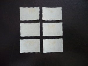 Stamps - British Honduras - Scott# 131-136 - Mint Hinged Set of 6 Stamps