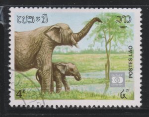 Laos 809 Elephants 1987