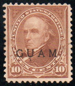 USA Guam US #9 VF OG LH, nice color!