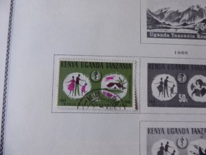 Kenya and KUT 1921-1969 Stamp Collection on Scott Specialty Album Pages