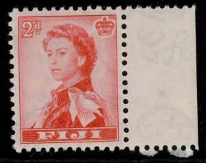 FIJI QEII SG301, 2d rose-red, NH MINT.