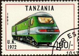 Tanzania 805 - Cto - 100sh Locomotive / U.K. 1972 (1991) (cv $1.40)