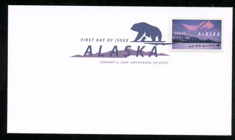 US 4374 Alaska Statehood 50th Anniversary UA No cachet FDC DCP