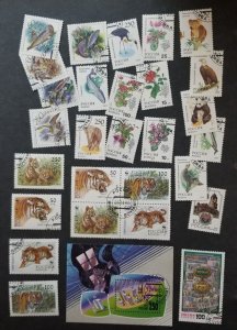 1993 RUSSIA USSR CCCP Used CTO Stamp Lot Collection T5726