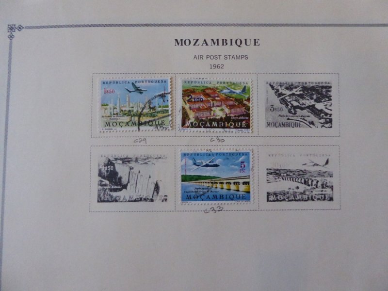 Mozambique 1913-1975 Stamp Collection on Scott International Pages