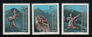 Liechtenstein  781 - 783  MNH cat $ 2.00