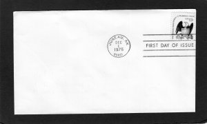 1596 Eagle & Shield, FDC no cachet