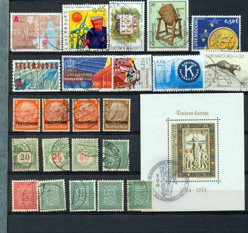 LUXEMBOURG Mid Used Mixture (Apprx 120+Items) MZT 270