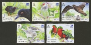 Pitcairn Islands Sc# 727-31 MNH Rare Birds