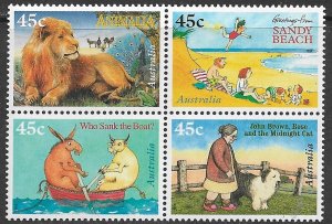 AUSTRALIA 1996 Children's Books Council Set Sc 1547a MNH