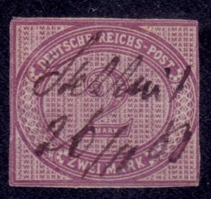 Germany 1875-90, Deutsches Reichs Post, 2m, sc#36, used