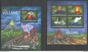 2013 Central Africa Nature Geology Volcanoes Les Volcans Kb+Bl ** Ca616