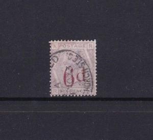 GREAT BRITAIN 1880 6d OVERPRINT ON 6d LILAC CAT £150  REF 5581