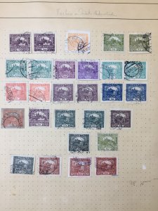Czechoslovakia 1918/28 Used + Few MH on Old Pages(Apx 250) EP800
