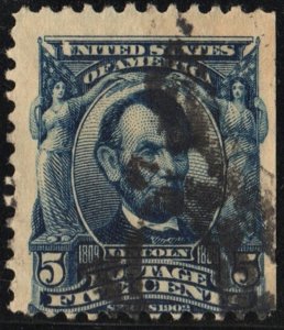 SC#304 5¢ Lincoln (1903) Used