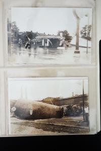 US Lot of 23 Early 20th Century Flood Disaster Photograph Cards