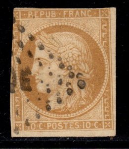 French Colonies - Scott #9 Used Martinique Cancel