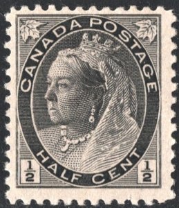 Canada SC#74 ½¢ Queen Victoria (1898) MH