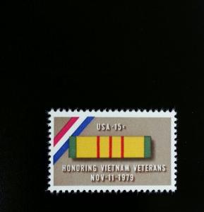 1979 15c Honoring Vietnam Veterans Scott 1802 Mint F/VF NH