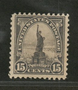 US Scott 566 Mint NHwith a smudge on the gum side. See Scan