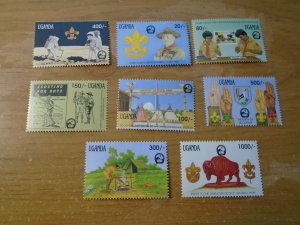 Uganda  # 898-905  MNH   Scouting