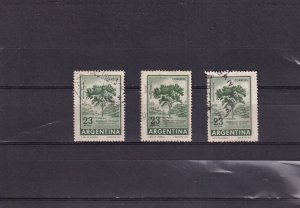 ER03 Argentina 1965 Red Quebracho - used stamps