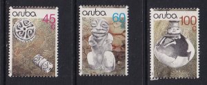 Aruba #61-62 MNH  1990   Archeology