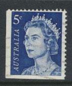 Australia SG 386c - Used  booklet stamp bottom corner left Margin imperf