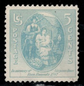 USA Scott 796 Virginia Dare stamp 1937 issue Mint No Gum