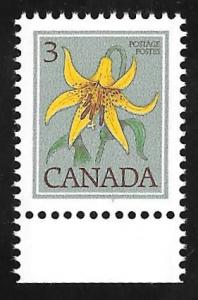 Canada #783 3 cents Canada Lily mint OG NH EGRADED XF-SUPERB 95 XXF