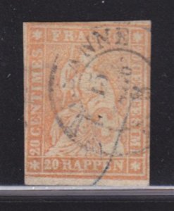 Switzerland 39 F-VF-used neat cancel nice color scv $ 70 ! see pic !