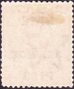 INDIA 1921 KGV 9p on 1a Carmine-Pink SG193 MH