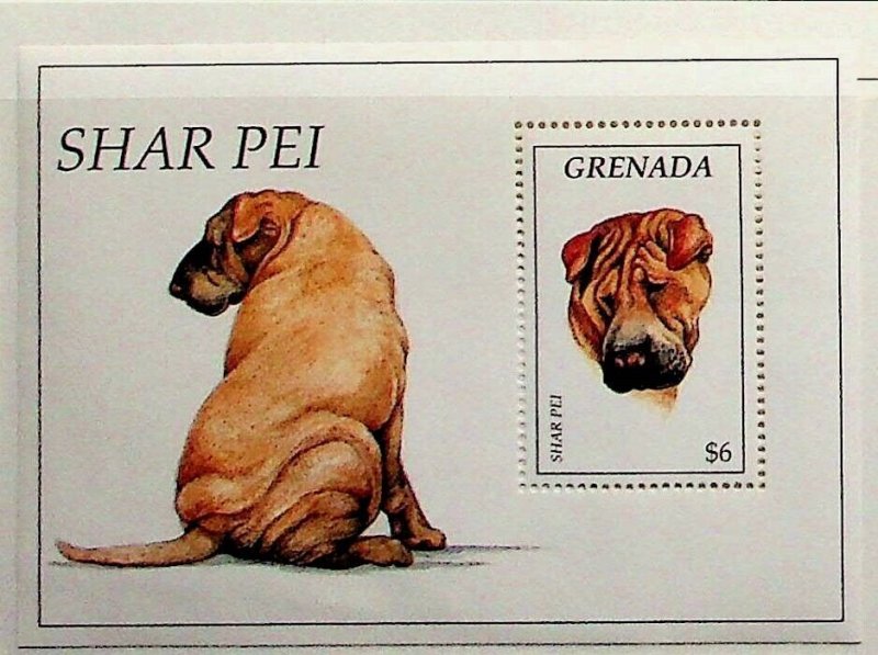 GRENADA Sc 2444-46 NH 3 SOUVENIR SHEETS OF 1995 - CAT - DOG - DONKEY - (DF25)