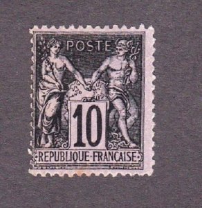 France - offices in China stamp #6, used