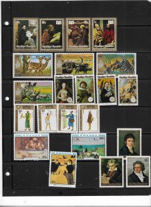 RWANDA COLLECTION ON STOCKSHEET ALL MINT