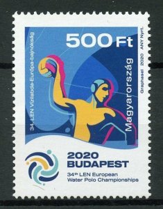 Hungary Sports Stamps 2020 MNH 34th LEN Water Polo Championships 1v Set