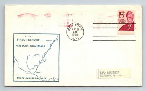 1969 First Direct Service - New York to Guatemala - F8691
