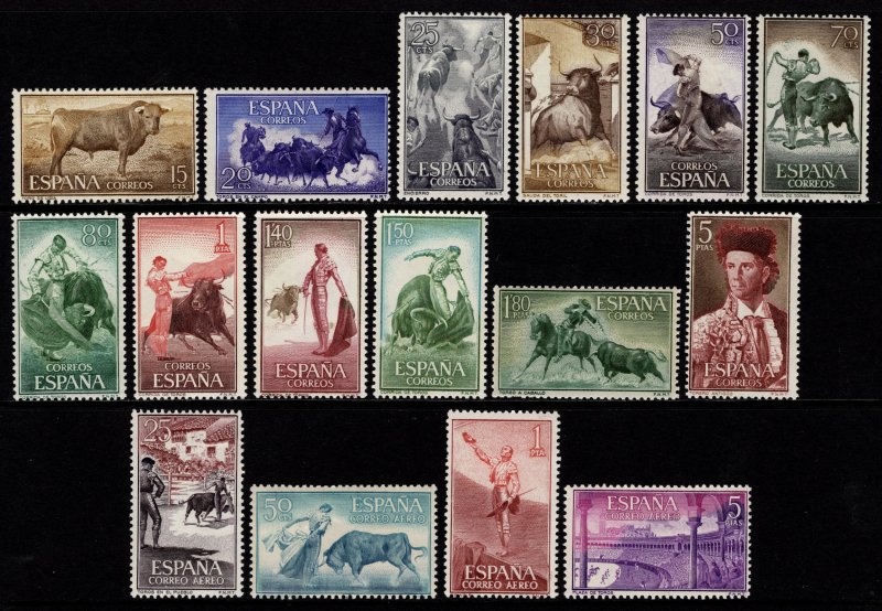 Spain 1960 Bullfighting Commemoration, Set incl. Airmail [Mint]