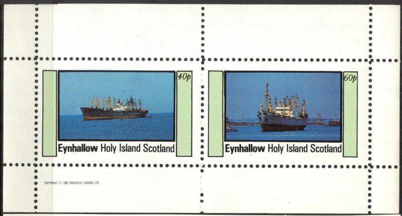 {E152} Eynhallow Scotland Ships Sh.2 MNH Cinderella !!